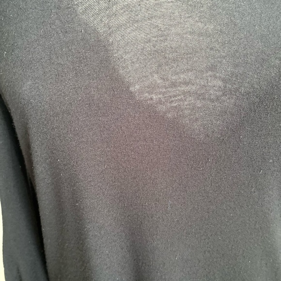 Eileen Fisher Black Long Sleeve Dress Timeless Elegance - Picture 2 of 12